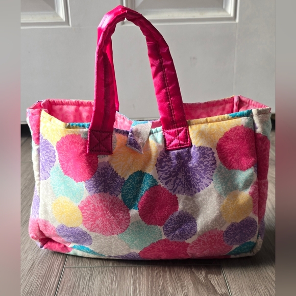 American Girl Floral Tote Diaper Bag Collector Gift Item Multicolor Accessory - Picture 5 of 7